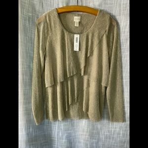 Chicos Gold blouse